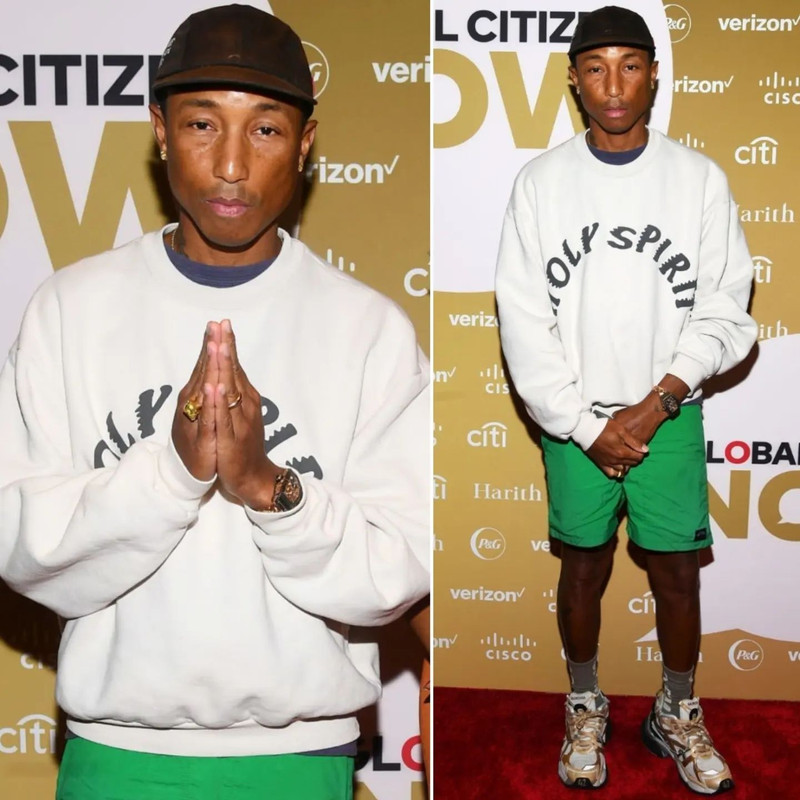 Pharrell At The Global Citizen Now Summit In NYC ( May 23, 2022