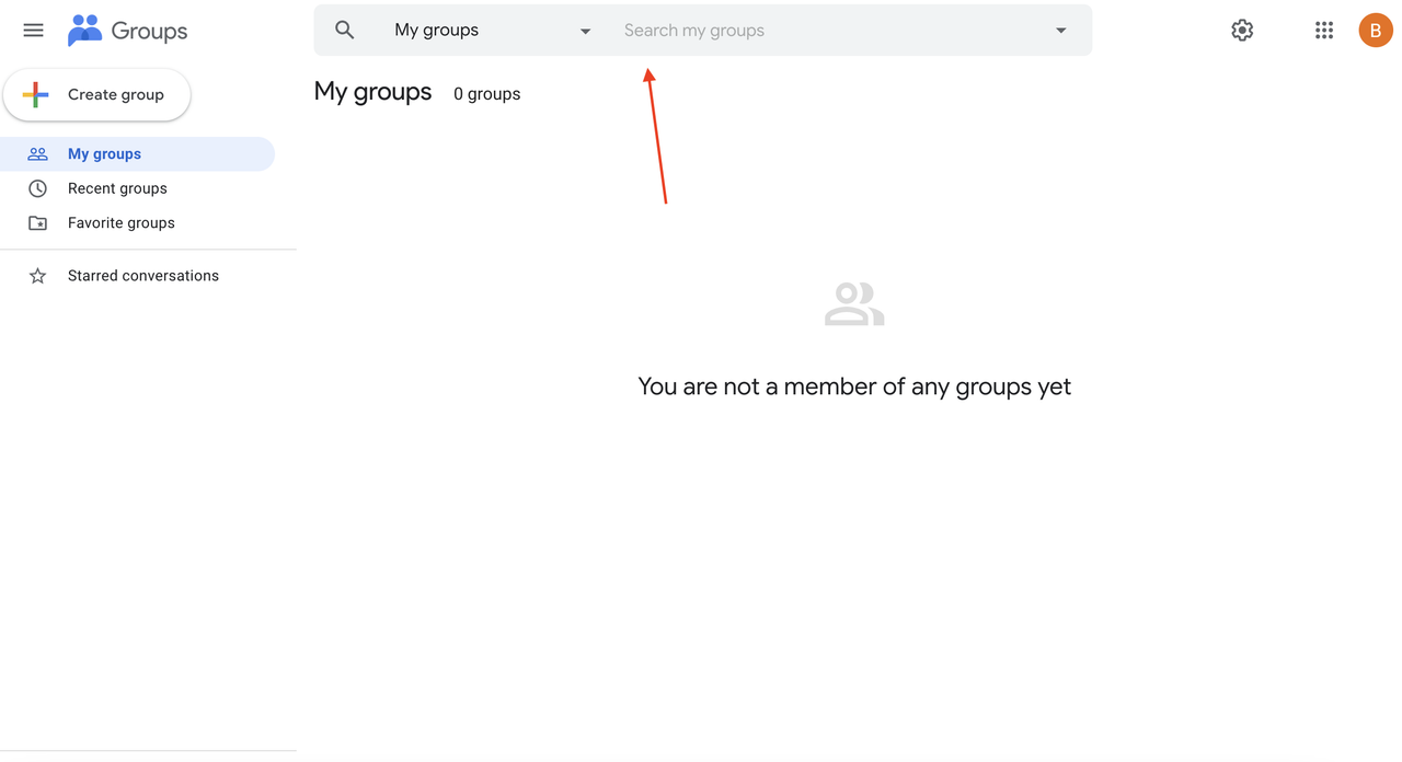 Google Groups Search