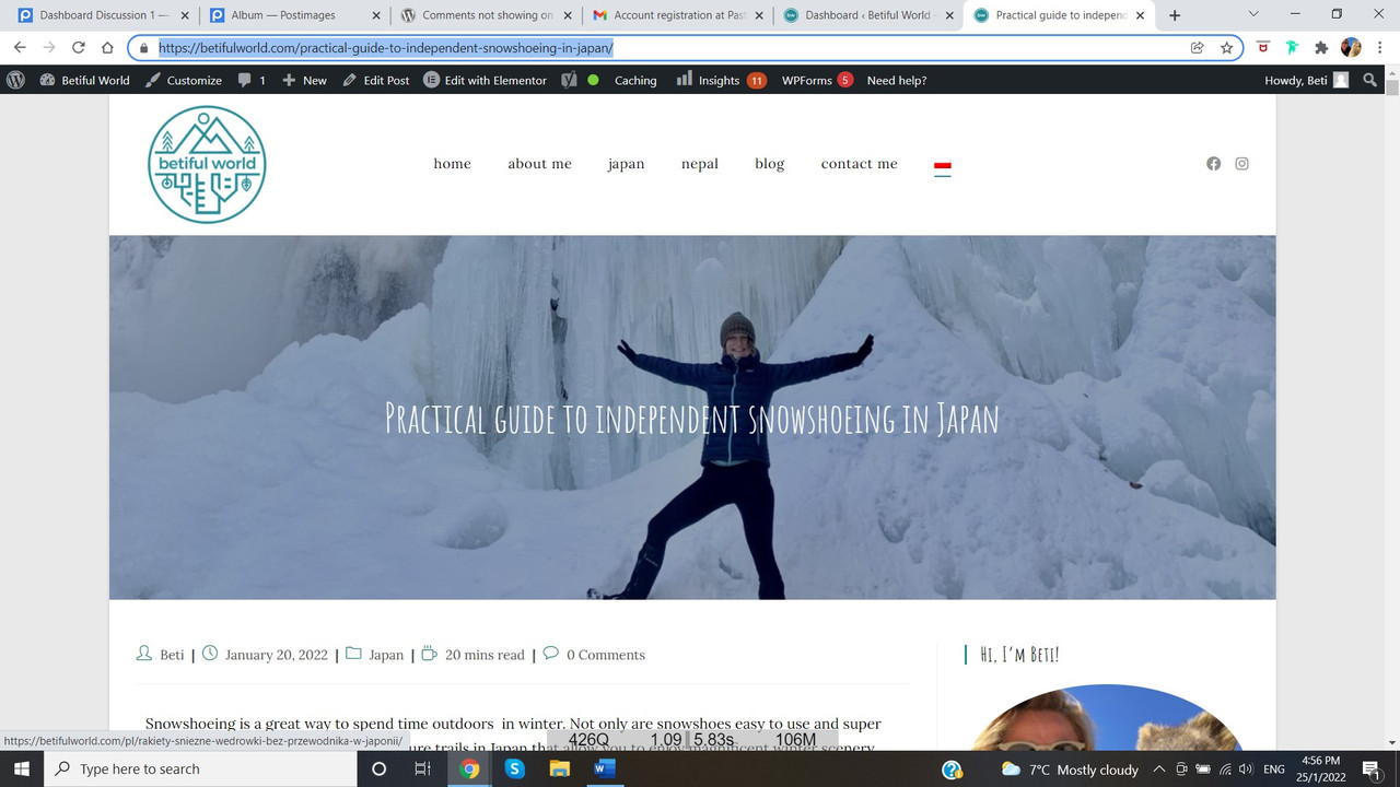 My new blog post - comments meta