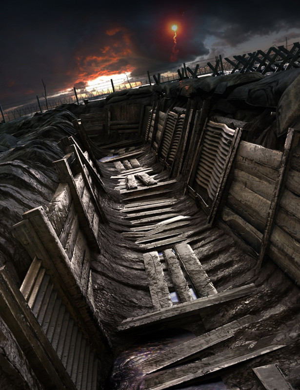 ww1 trench no mans land 00 main daz3d