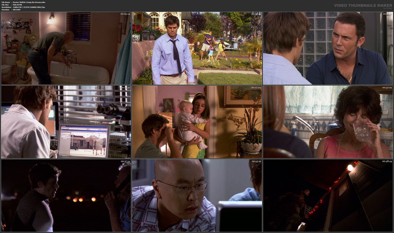Dexter S04E01 Living the Dream.mkv