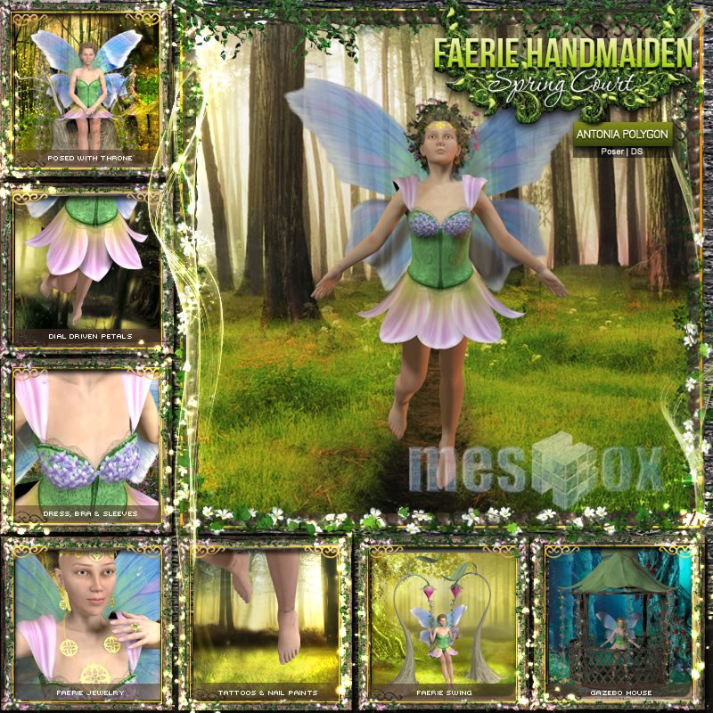 Faerie Handmaiden of Spring Court - Antonia Standard