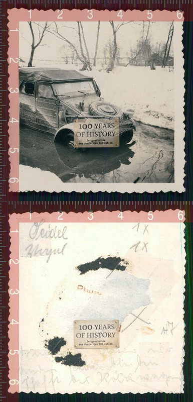 Orig. Foto 5. Panzer Tank Division Fahrzeug Kübe