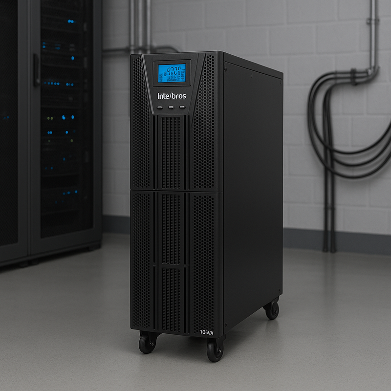Nobreak Intelbras DNB 10kVA em ambiente de servidor