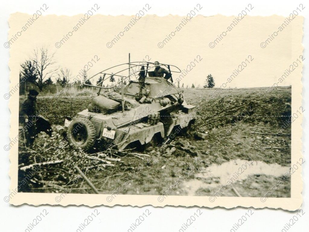 Foto, 2.Pz.N.A.82, schwerer Panzerspähwagen Funk