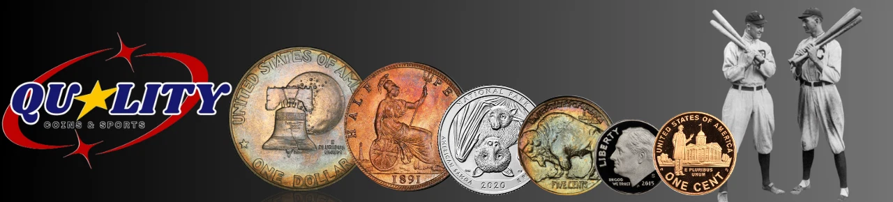 Modern Mint Mark Coins Sports Cards Collectibles Banner