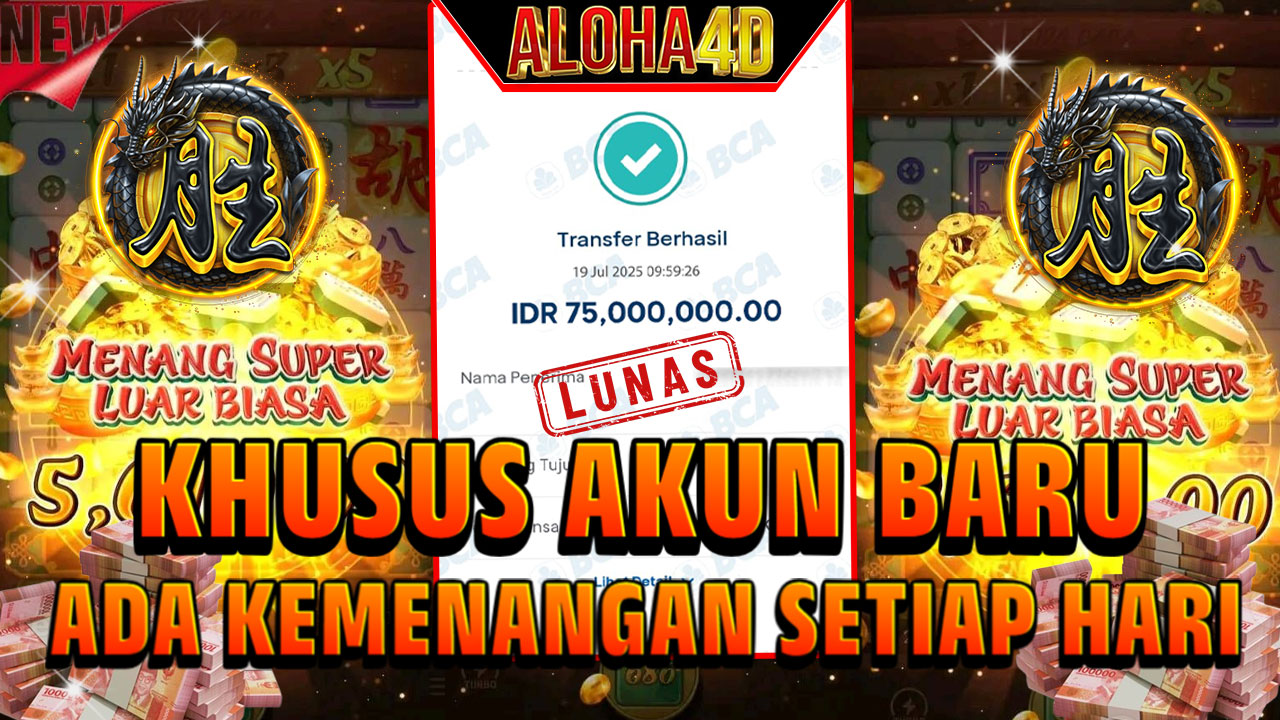 ALOHA4D tempat perputaran modal terbaik, selain cuan yang pasti kamu juga akan merasa terhibur dengan permainannya