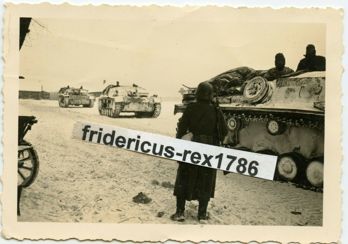 !!! HKL im Osten Sturmgeschütz StuG Abt. im Winter Kennung Name SEV