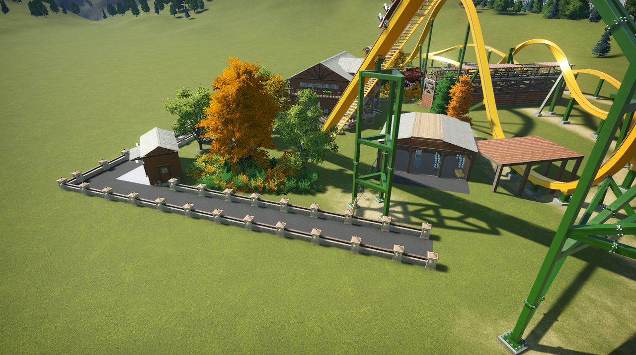 allée de sortie coaster