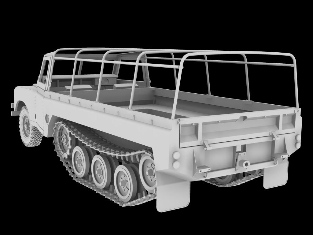 35th Scale Land Rovers Models Design for 3D Printing. - Work in ...