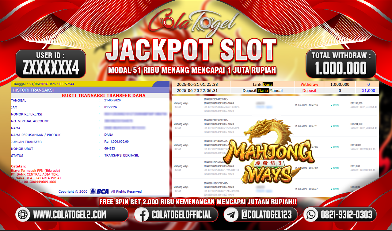 JACKPOT SLOT GACOR!!