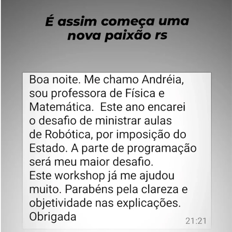 Depoimento de aluno 2