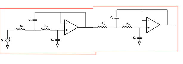 cascade Sallen Key LP filter