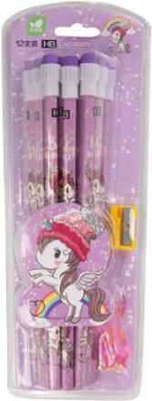 Unicorn Pencils Purple