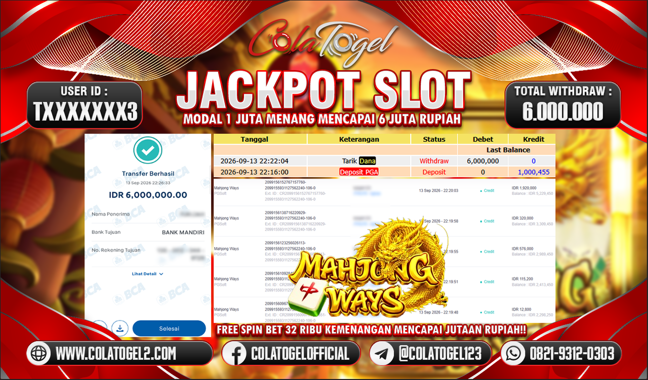 JACKPOT SLOT GACORR!!