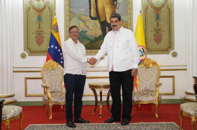 Presidentes Gustavo Petro y Nicolás Maduro Gustavo Petro y Nicolás Maduro