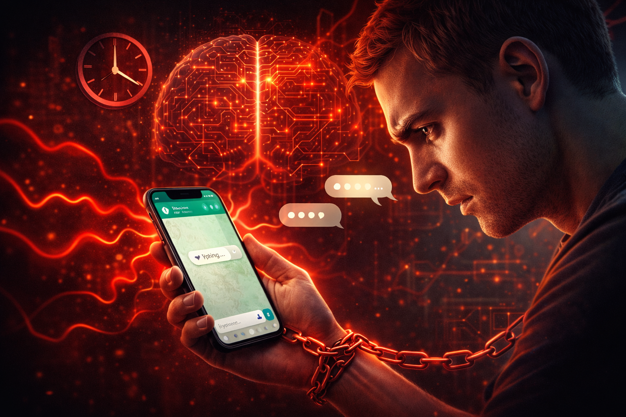 O “vácuo” do WhatsApp: por que esperar resposta drena sua energia mental e alimenta ansiedade
