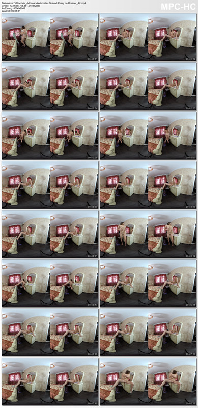 VRmodels_Adriana Masturbates Shaved Pussy on Dresser_4K.mp4_thum