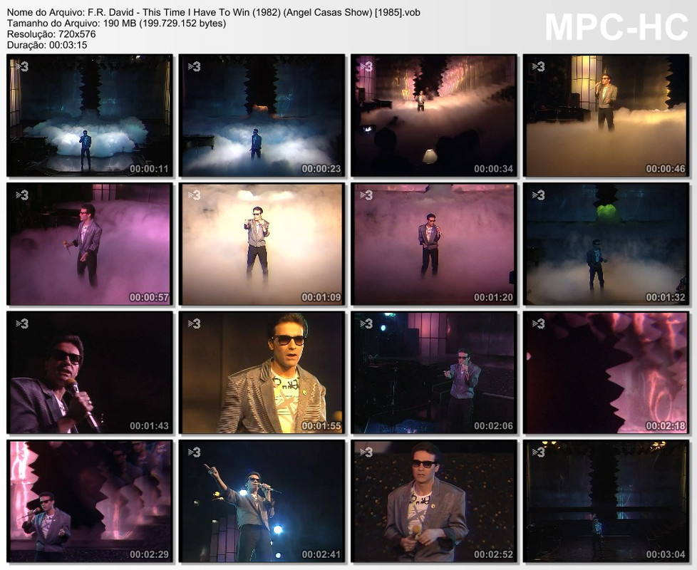 F.R. David - This Time I Have To Win (1982) (Angel Casas Show) [