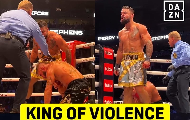 Майк Пери нокаутира Джереми Стивънс в BKFC 82