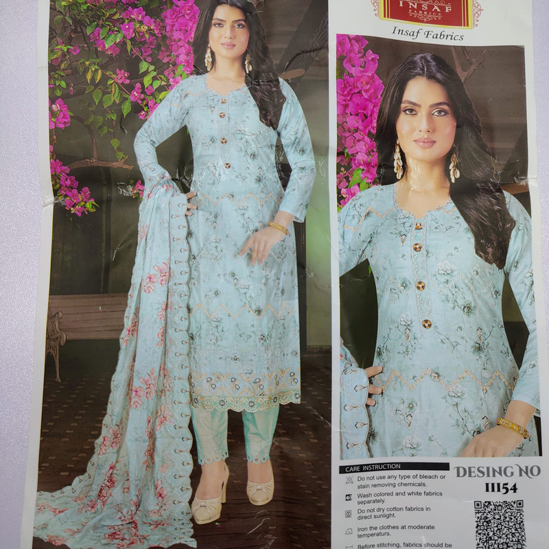 New Exclushive Collection High Qualitiey Cotton Printed Three Piece