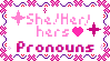 she her hers pronouns