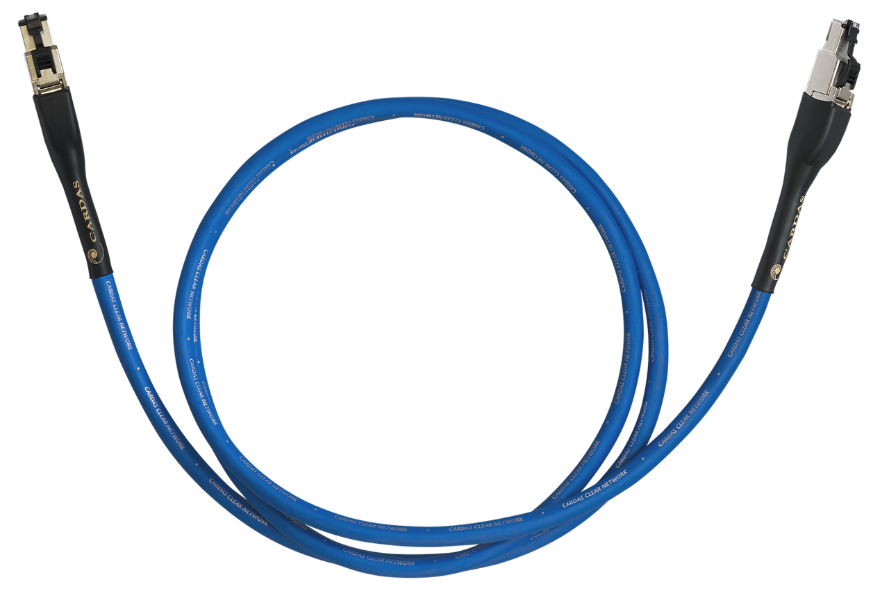 CLEAR NETWORK CABLE Coiled