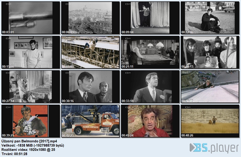 Úžasný pan Belmondo / Belmondo, le magnifique / CZ