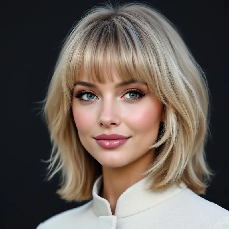 Effortless Glamour: The Luxe Bob - short hair old money