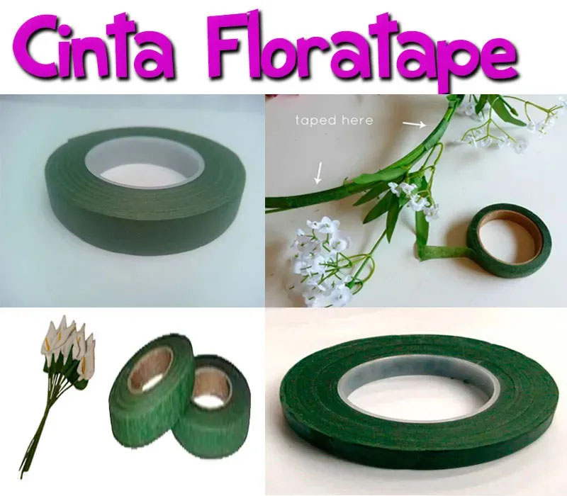 Cinta Floratap Para forrar tallos y Flores Floristería Floratex 27mt