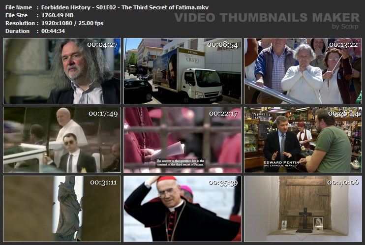 Forbidden History - S01E02 - The Third Secret of Fatima.mkv