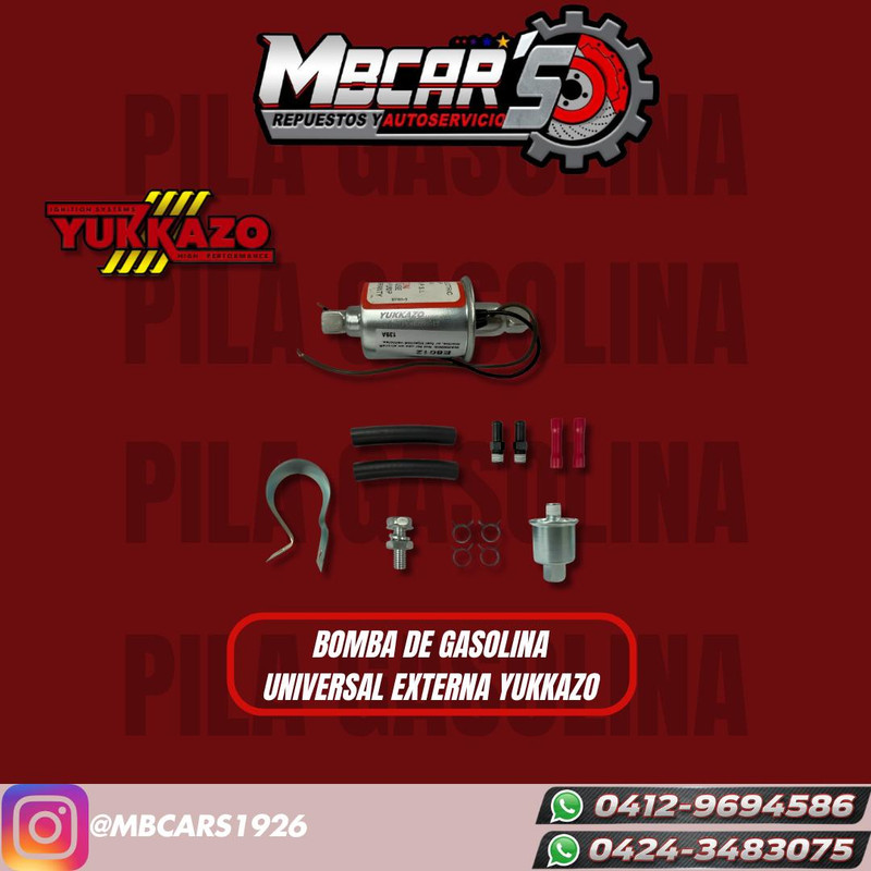 BOMBA DE GASOLINA UNIVERSAL EXTERNA 