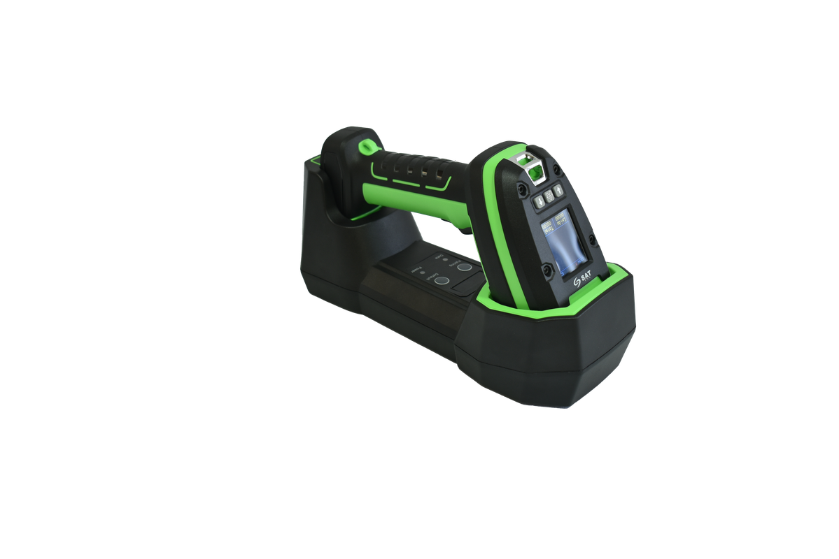 12038 - Lector De Códigos De Barras SAT KR202WLCD LR - 7