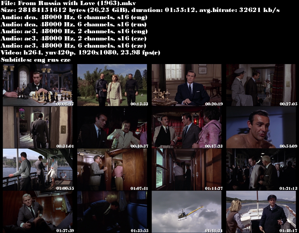 Srdečné pozdravy z Ruska / From Russia with Love (1963)