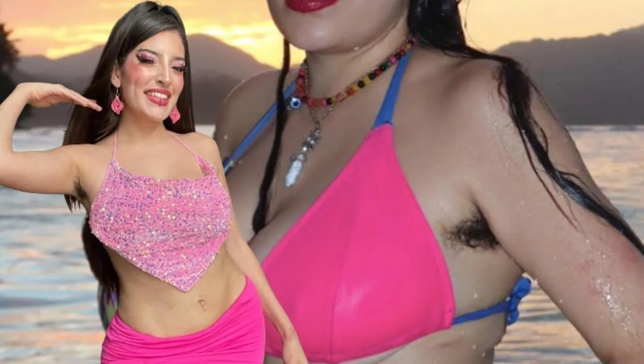 Hija feminista de Sergio Andrade presume con orgullo el vello de sus axilas