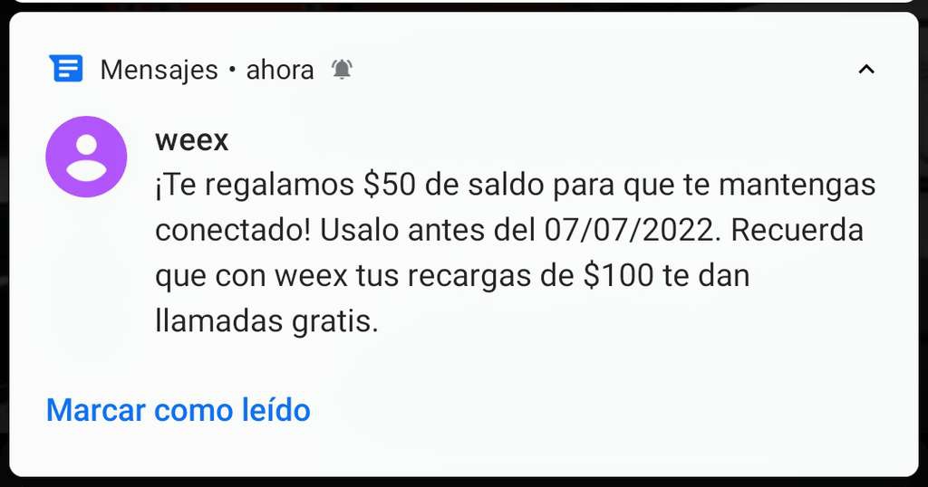 WEEX: $50 de Saldo gratis.(SMS hasta el 07/07/2022) 