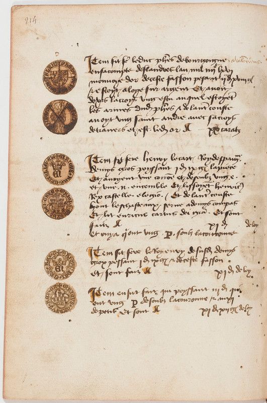 Representación y descripción de monedas castellanas de oro y plata en un tratado de cambista francés del siglo XV 05