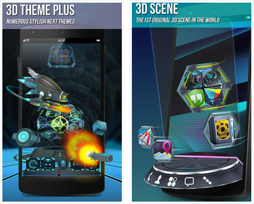 Next launcher 3d apk mod