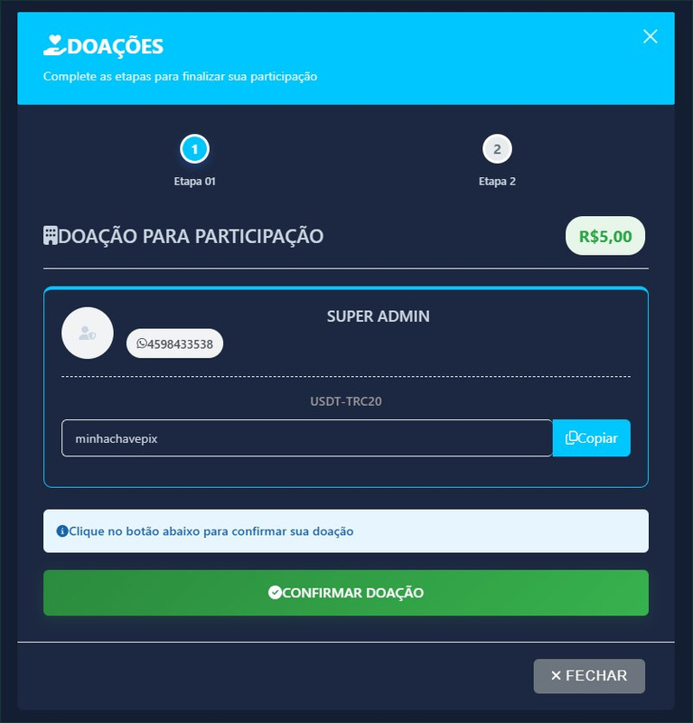 Nova modal