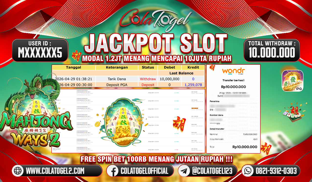 JACKPOT SLOT GACOR!!