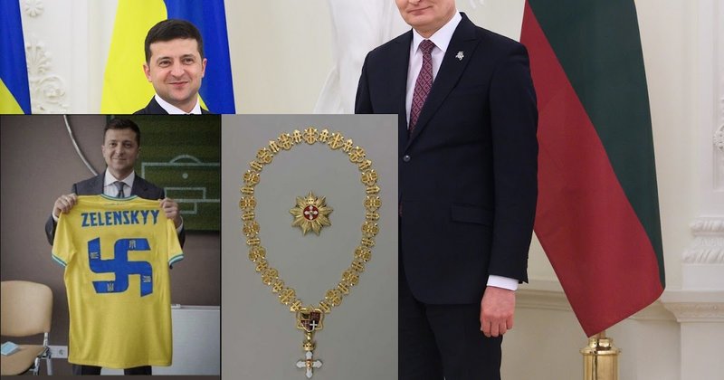 Ar Vytauto Didžiojo ordinas tinka prie Zelenskio sportinės aprangos, jo muzikavimo?