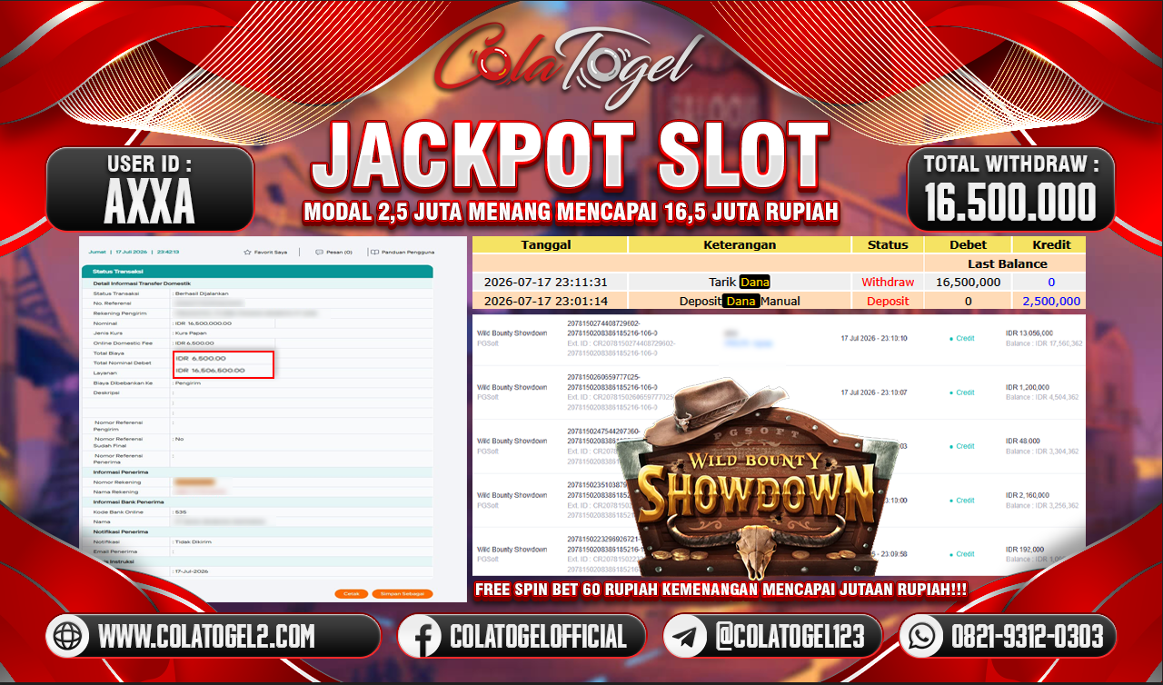 JACKPOT SLOT GACOR!!