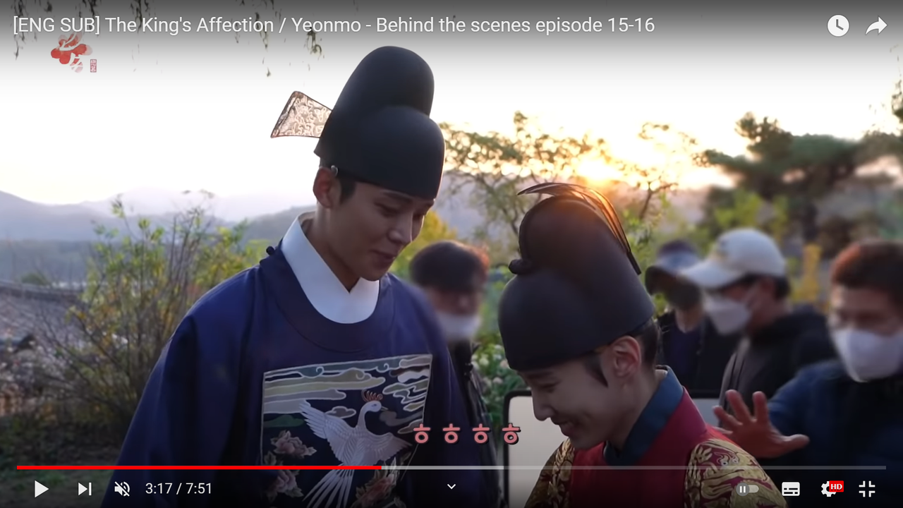 ENG SUB] The King's Affection / Yeonmo - Behind the scenes episode 1-2 
