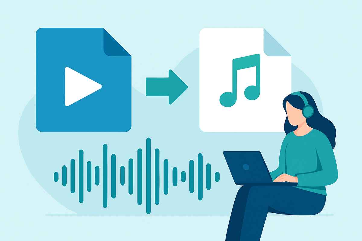 How to convert video to audio