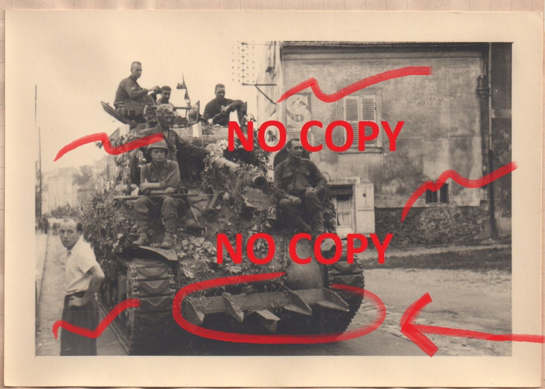 Orig. wk2 US Panzer M4A4 Sherman Hedge cutter Rh