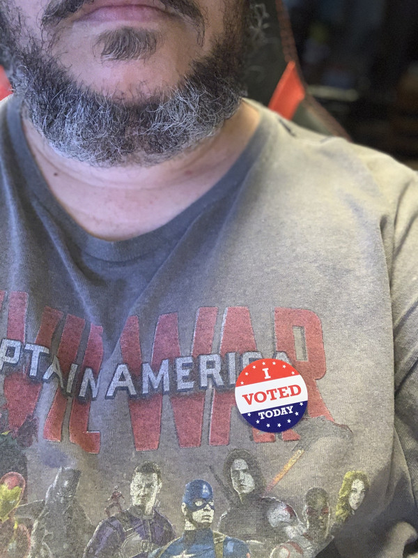 I voted