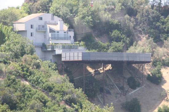 Photo: la maison de Jack Nicholson en Hollywood Hills, California, USA.
