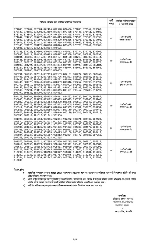 Janata Bank Officer (RC) Written Exam Result 2025 PDF-3