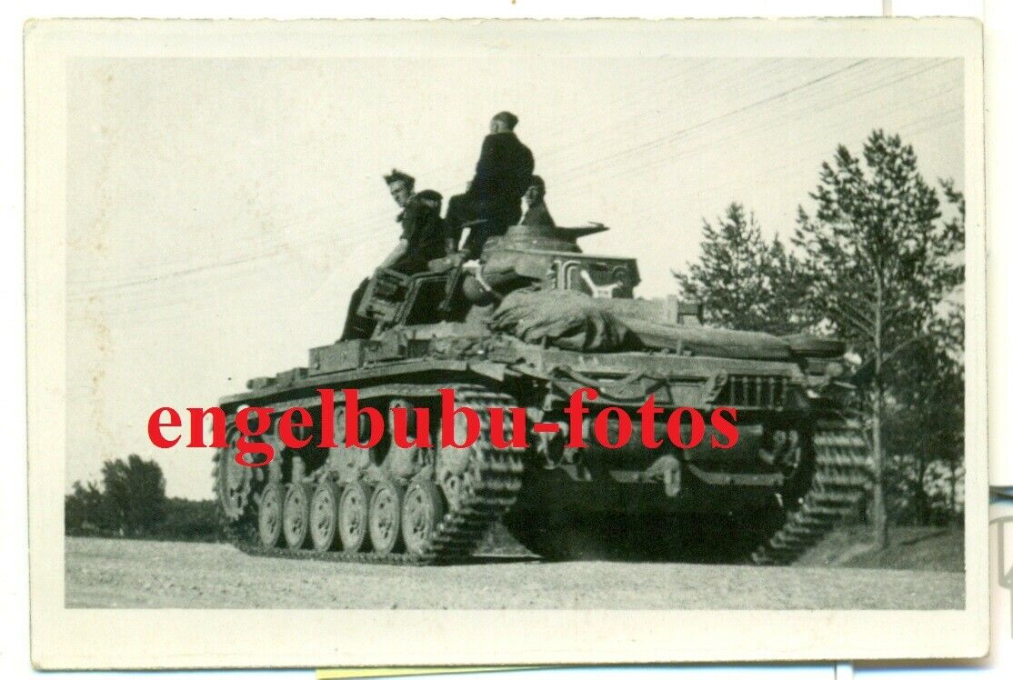 FOTO - PANZER - Dtsch. Panzer III - Selt. Ausführung - 2.Panzer-