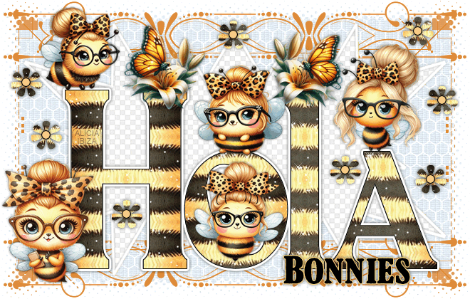 Hola Abejitas con Gafas bonnies